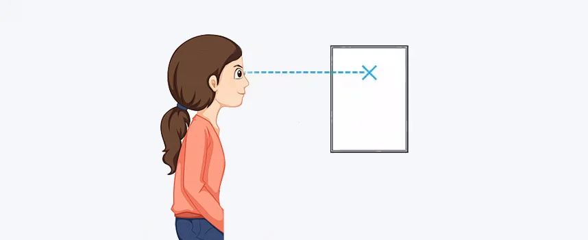 How to measure Pupillary Distance (PD) step 1