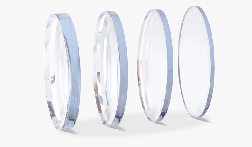 xcombo diffierent index lenses