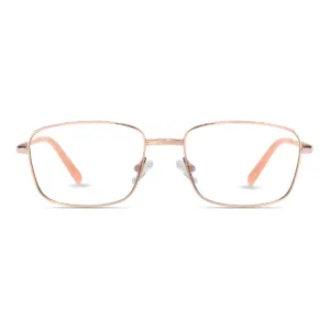 XCombo Soline Rose Gold Base Glasses front view