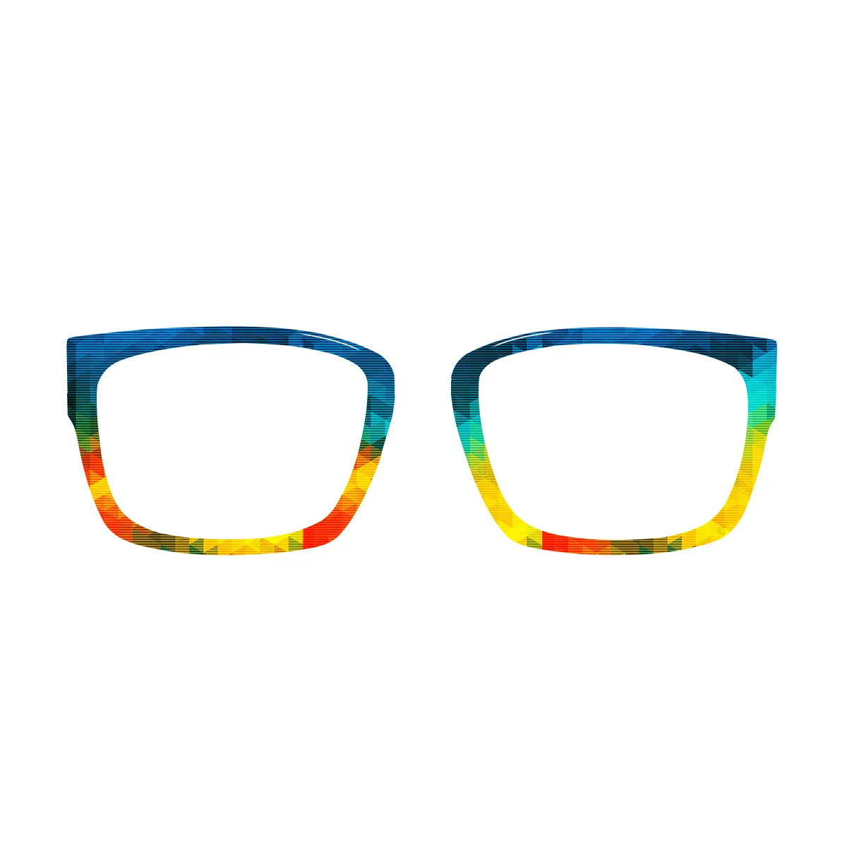 XCombo Canvas Series Top Frame, interchangeable accessory designed to match Soline Base Frames, front view, P01 Prism Fusion