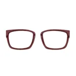 XCombo Translucent Burgundy Top Frame, interchangeable accessory designed to match Soline Base Frames, front view