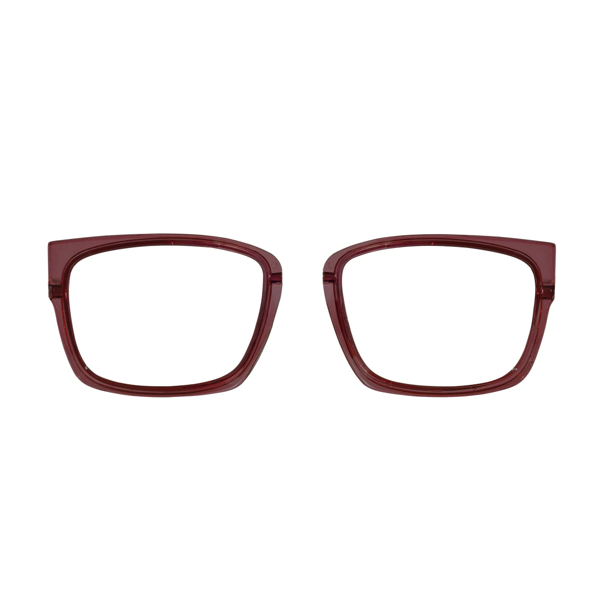 XCombo Translucent Burgundy Top Frame, interchangeable accessory designed to match Soline Base Frames, front view