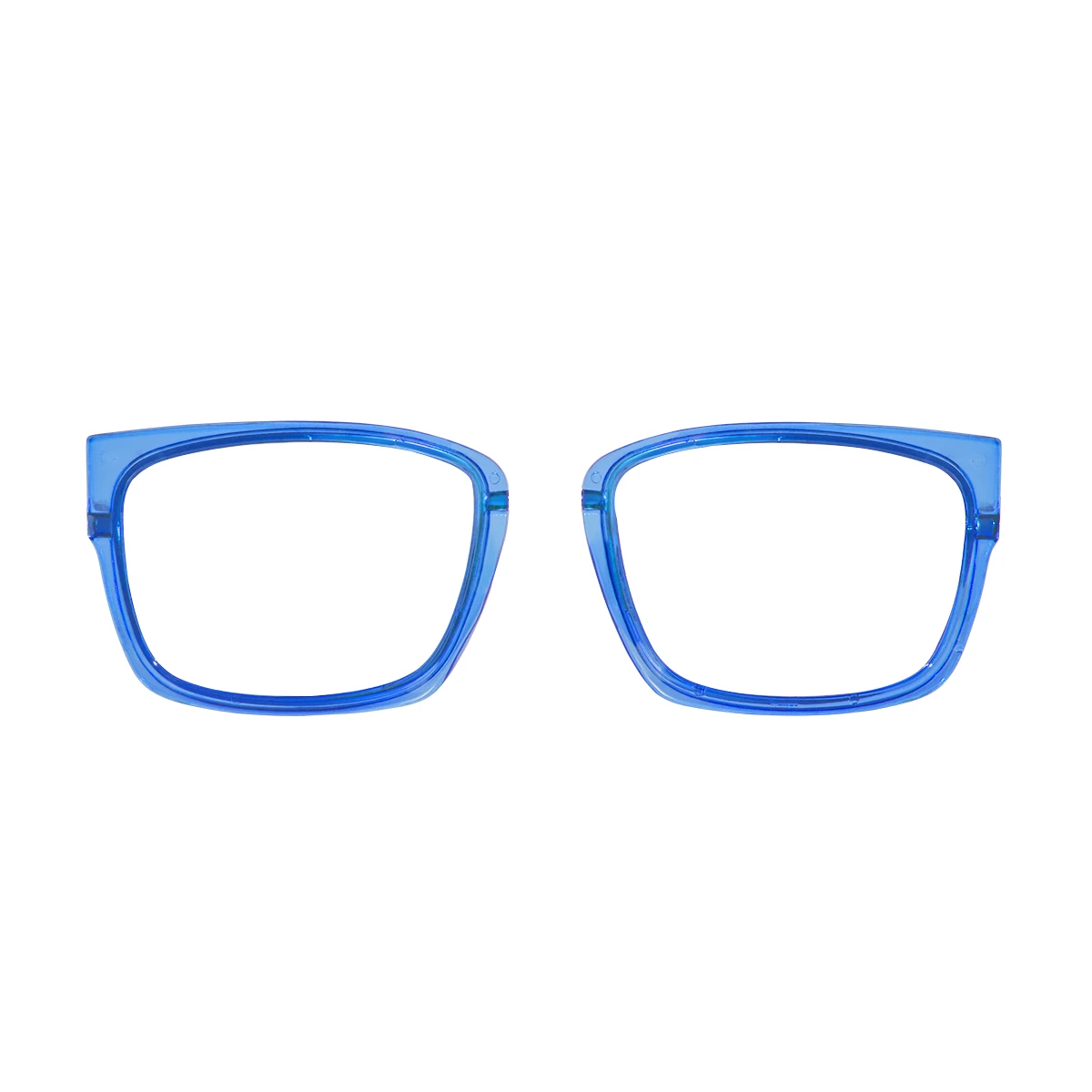 XCombo Translucent Indigo Top Frame, interchangeable accessory designed to match Soline Base Frames, front view