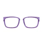 XCombo Translucent Purple Top Frame, interchangeable accessory designed to match Soline Base Frames, front view