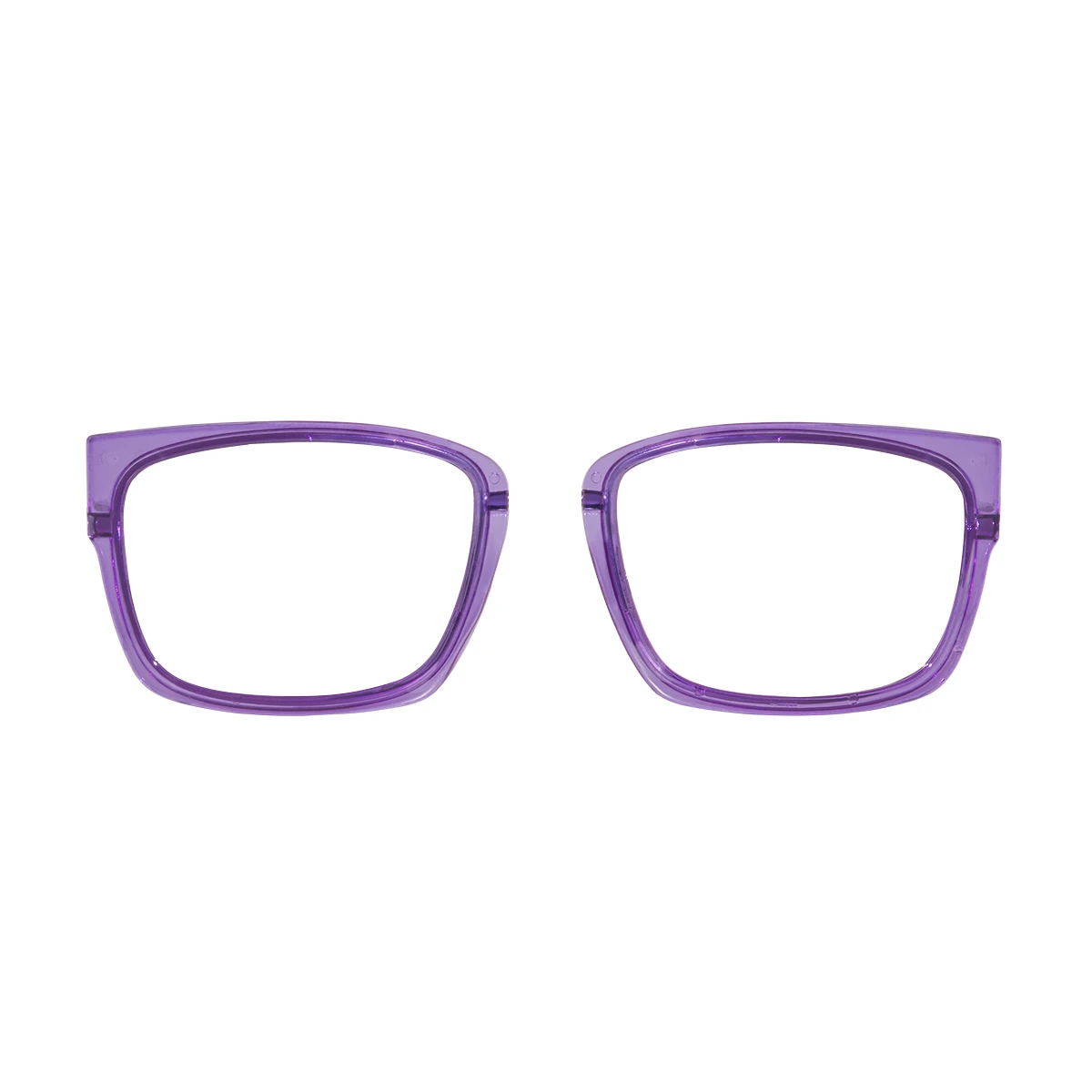 XCombo Translucent Purple Top Frame, interchangeable accessory designed to match Soline Base Frames, front view