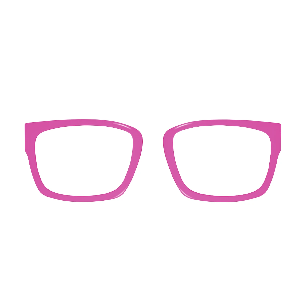 XCombo hot pink Top Frame, interchangeable accessory designed to match Soline Base Frames, front view