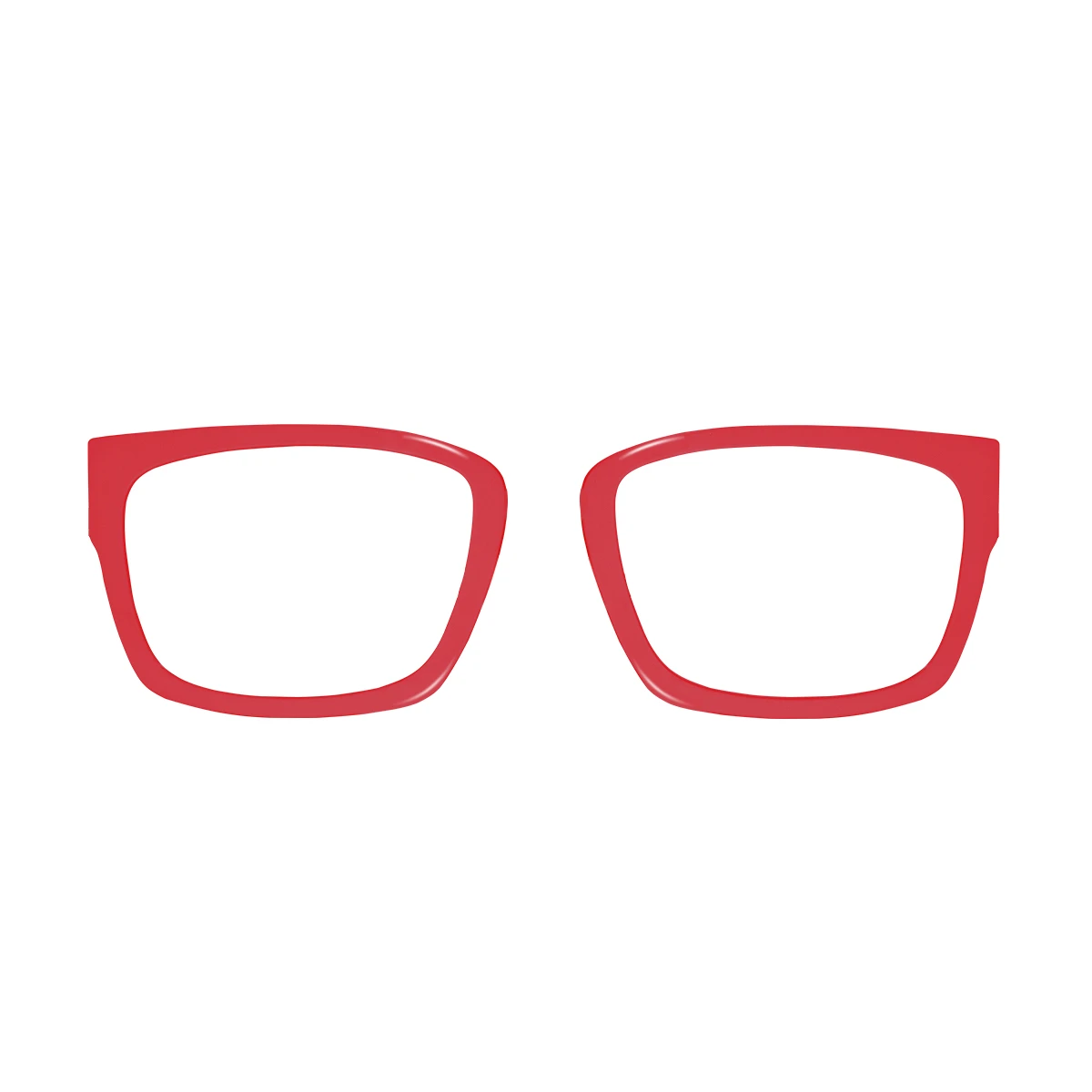 XCombo Red Top Frame, interchangeable accessory designed to match Soline Base Frames, front view