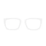 XCombo white Top Frame, interchangeable accessory designed to match Soline Base Frames, front view