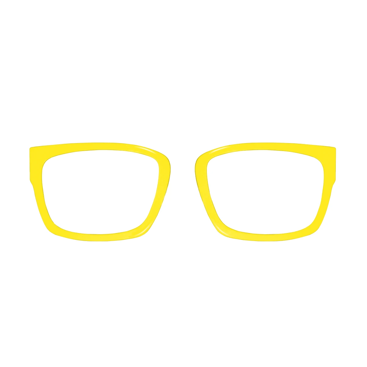 XCombo yellow Top Frame, interchangeable accessory designed to match Soline Base Frames, front view