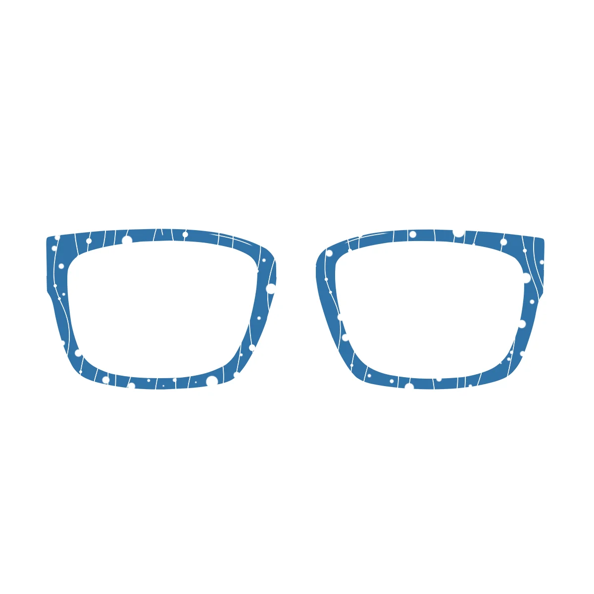 XCombo Canvas Series Top Frame for Dots collection, interchangeable accessory designed to match Soline Base Frames, front view, pd14