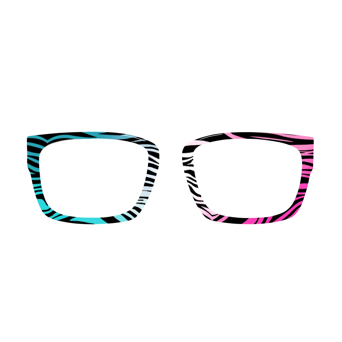 XCombo Canvas Series Top Frame for Zebra collection, interchangeable accessory designed to match Soline Base Frames, front view, pz08