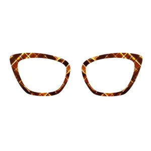Light & Shadow Top Frames for Mira Cat-Eye Base Frame | Modular Glasses Toppers