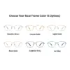 xcombo-soline-frame-color Six color options for XCombo Eyewear Soline cat eye base frame including Metallic Silver, Rose Gold, Classic Gold, Gunmetal Gray, Light Gold, and Ice Blue