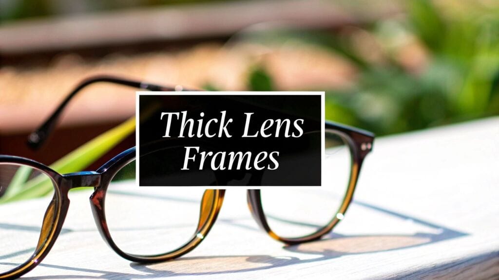 A Breakthrough for High Myopia: How Custom Eyeglass Frames Make Thick Lens Edges “Disappear”