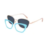 xcombo-mira-rose-gold-sunglasses-gray-left-angle-view-split
