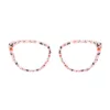 xcombo-aura-glasses-halloween-topper-ph31 XCombo Aura Halloween Creative Topper with orange pumpkin, ghost and spider web pattern, interchangeable eyewear topper for Aura Base Frame