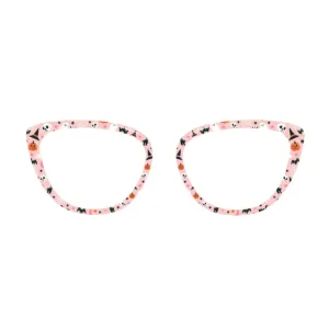 XCombo Aura Halloween Creative Topper with orange pumpkin, ghost and spider web pattern, interchangeable eyewear topper for Aura Base Frame