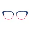 XCombo USA flag Creative Topper for Aura Base Frame with stars and stripes design, front view