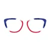 XCombo French flag interchangeable eyewear topper for Aura with blue, white and red design