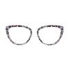 Purple Leopard Creative Topper for customizable XCombo eyewear