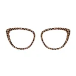 xcombo-aura-leopard-print-topper-pa27-front Classic Leopard Creative Topper for XCombo Aura eyewear