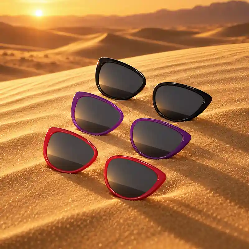 XCombo Aura polarized sun toppers for interchangeable base frames