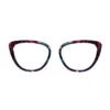 Aura Cosmic Glow snap-fit glasses topper with colorful cosmic light design